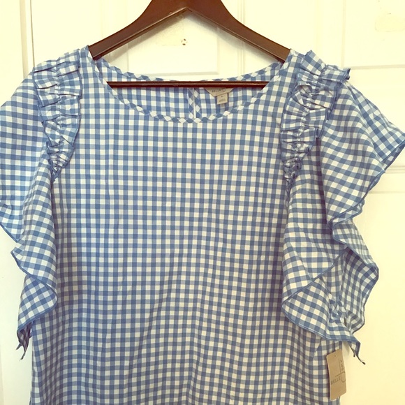 Belle Sky Tops - Adorable gingham top